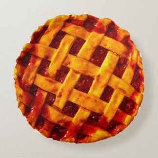 Vampire Ducks Cherry Pie Throw Pillow