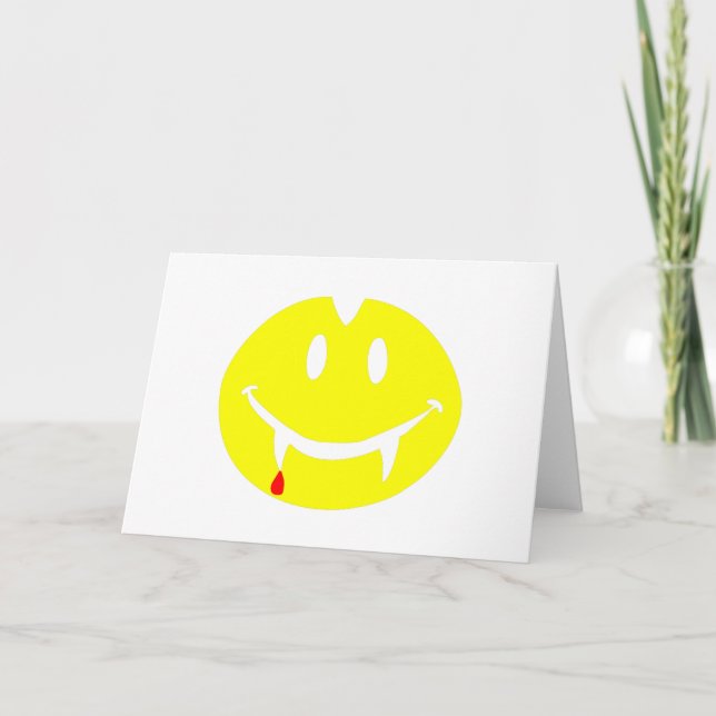 vampire emoji dracula card (Front)