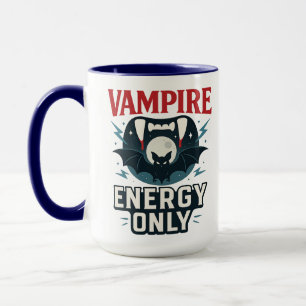 Vampire Energy Only Halloween Mug