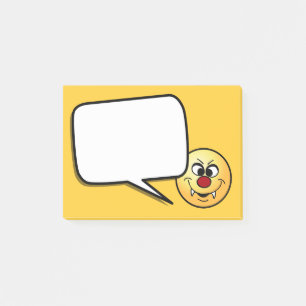 Vampire Face Grumpey Post-it Notes