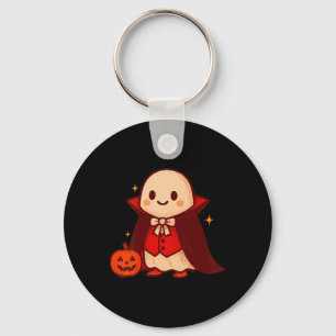 Vampire Ghost Shirt Cute Dracula Halloween Pumpkin Key Ring