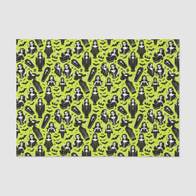 Vampire Ghouls Tissue Paper (Front)