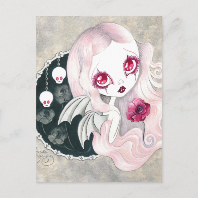 Vampire Girl: "Arabella" Postcard (Front)