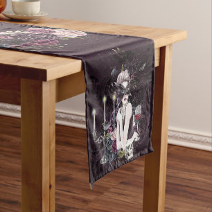 Vampire Glam   Moody Gothic Vampiress Short Table Runner