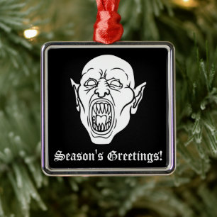 Vampire Goth Horror Dracula Metal Tree Decoration