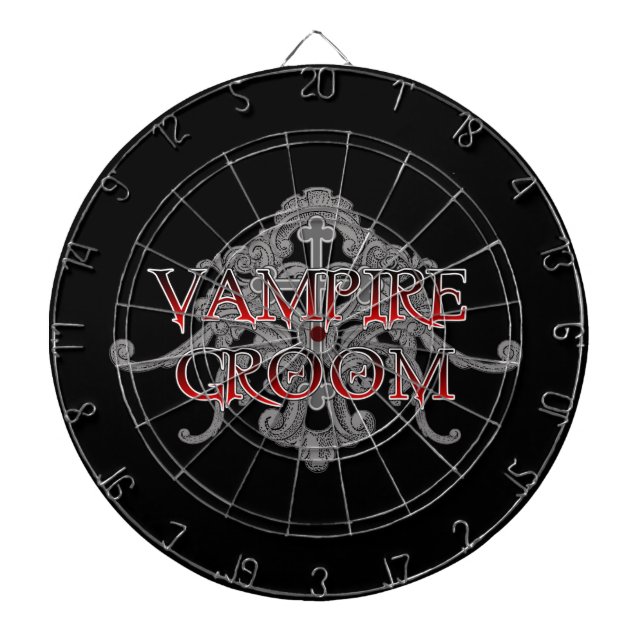 Vampire Groom Dartboard (Front)
