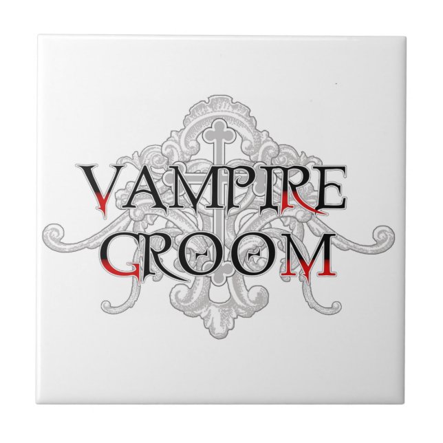 Vampire Groom  Tile (Front)