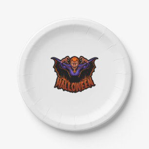 vampire halloween t shirt halloween paper plate