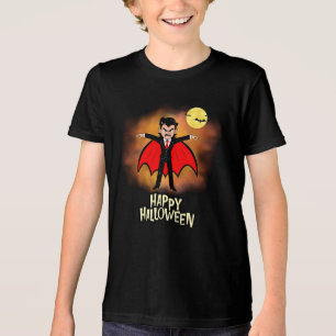 Vampire Happy Halloween t-short Tri-Blend Shirt