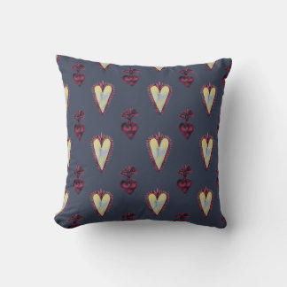 Vampire Hearts Pattern Cushion