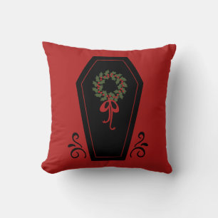 Vampire Holiday Coffin Cushion