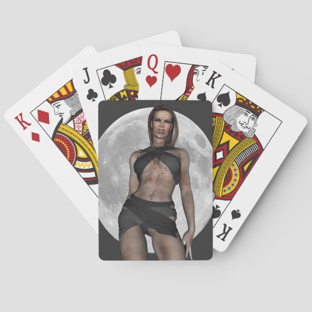 Vampire Huntress Playing Cards (Back)