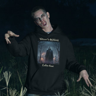 Vampire in Cemetary  Hoodie