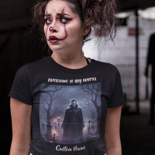 Vampire in Cemetary T-Shirt
