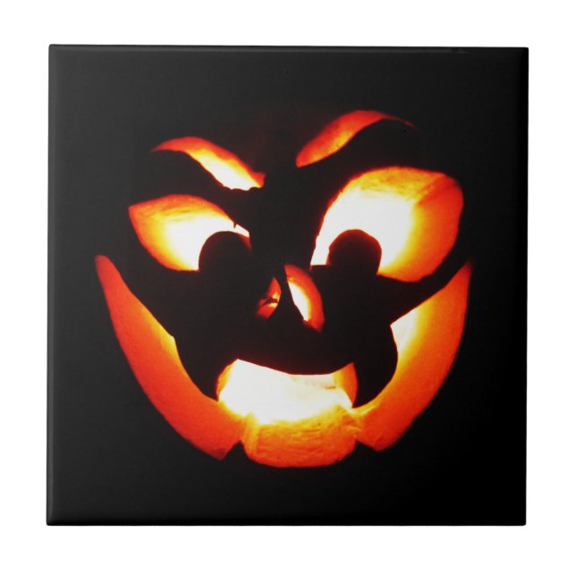 Vampire Jack-O-Lantern Tile (Front)