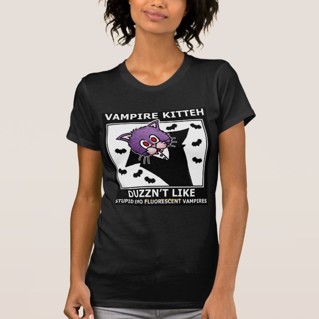 VAMPIRE KITTEH... T-Shirt (Front)