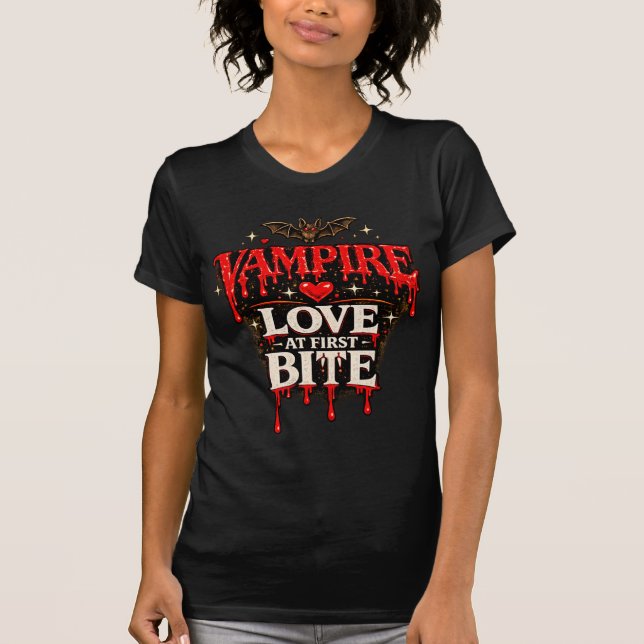 Vampire Love at First Bite T-Shirt (Front)