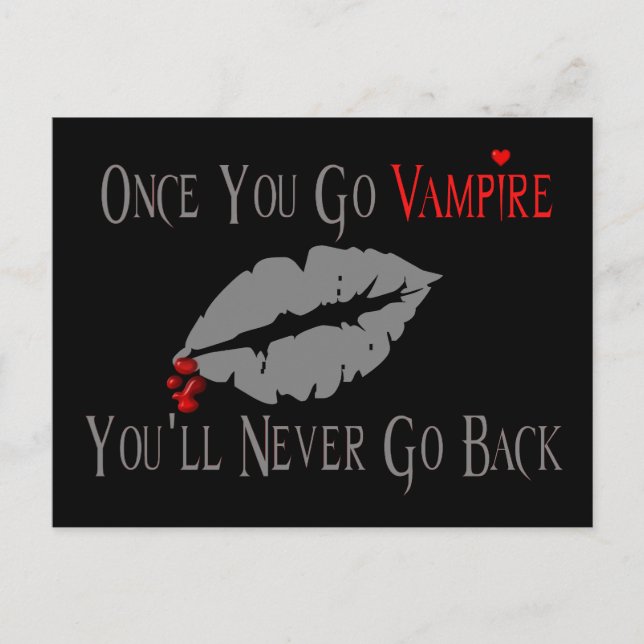 Vampire Love Postcard (Front)