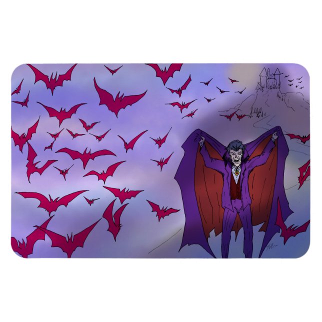 Vampire Midnight Magnet (Horizontal)