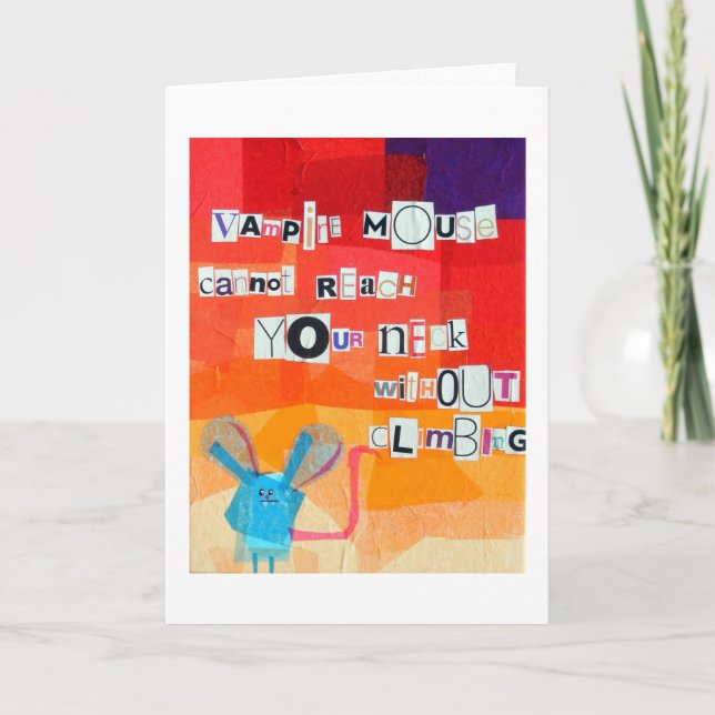 Vampire Mouse Card (Front)