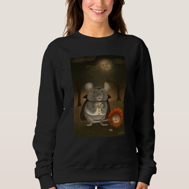 Vampire Mouse Halloween Sweatshirt (Front)