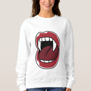 Vampire Mouth Sweatshirt