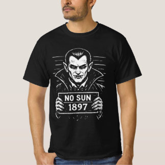 Vampire Mugshot – No Sun 1897 T-Shirt