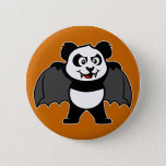 Vampire Panda 6 Cm Round Badge<br><div class="desc">This vampire panda is too cute! With his fangs and cape this design makes an excellent Halloween present or anyone who likes vampires. Great gift ideas here for your friends and family.</div>