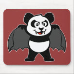 Vampire Panda Mouse Pad<br><div class="desc">This vampire panda is too cute! With his fangs and cape this design makes an excellent Halloween present or anyone who likes vampires. Great gift ideas here for your friends and family.</div>