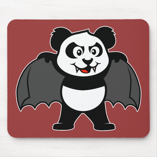 Vampire Panda Mouse Pad (Front)