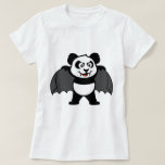 Vampire Panda T-Shirt<br><div class="desc">This vampire panda is too cute! With his fangs and cape this design makes an excellent Halloween present or anyone who likes vampires. Great gift ideas here for your friends and family.</div>
