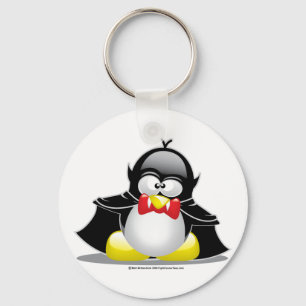 Vampire Penguin Key Ring