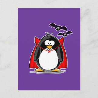 Vampire Penguin Postcard