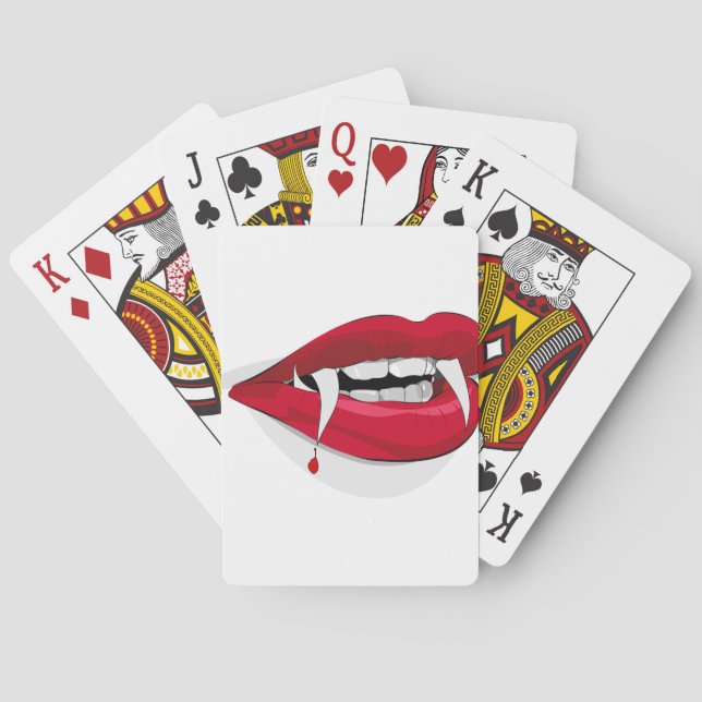 vampire playing cards (Back)