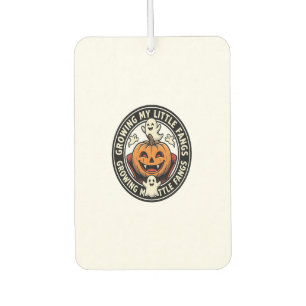 Vampire Pumpkin Badge Growing My Little Fangs_1 Car Air Freshener