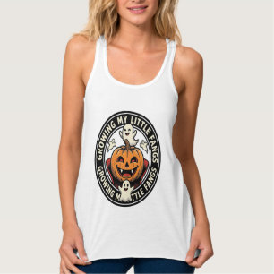 Vampire Pumpkin Badge Growing My Little Fangs_1 Singlet