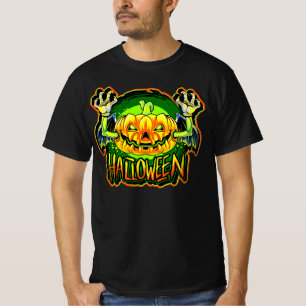 Vampire Pumpkin Bat Monster Attacking Hands T-Shir T-Shirt