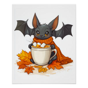 Vampire Pumpkin Latte Poster