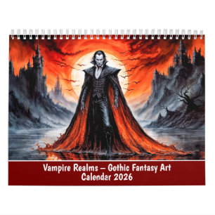 Vampire Realms – Gothic Fantasy Art Calendar 2026