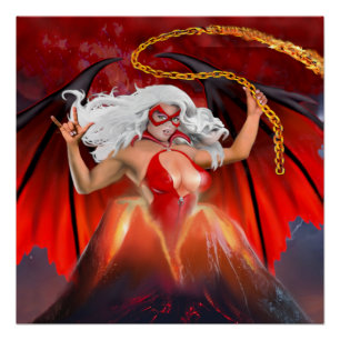 Vampire Rebel: The Volcanic Escape Poster