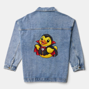 Vampire Rubber Duck Halloween Costume Denim Jacket
