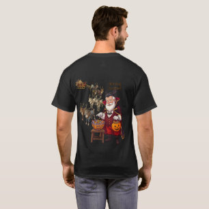 Vampire Santa Trick or Treat   Halloween T-Shirt