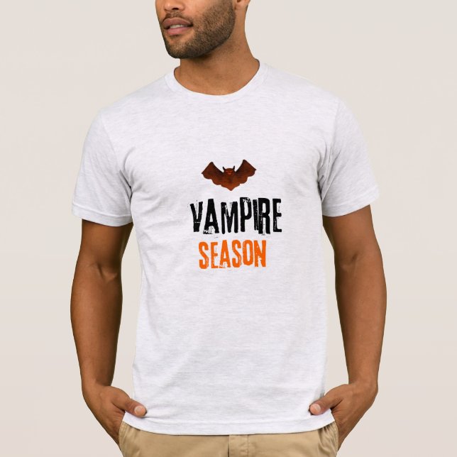 Vampire Season Halloween T-Shirt (Front)