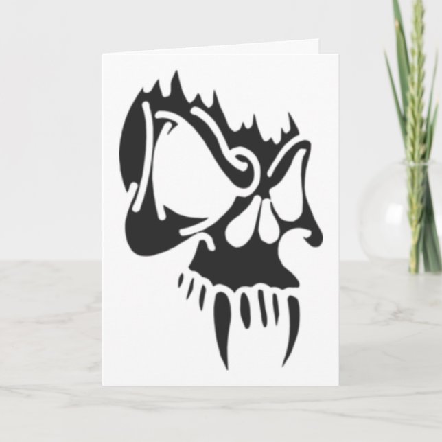 Vampire Skull Card (Front)