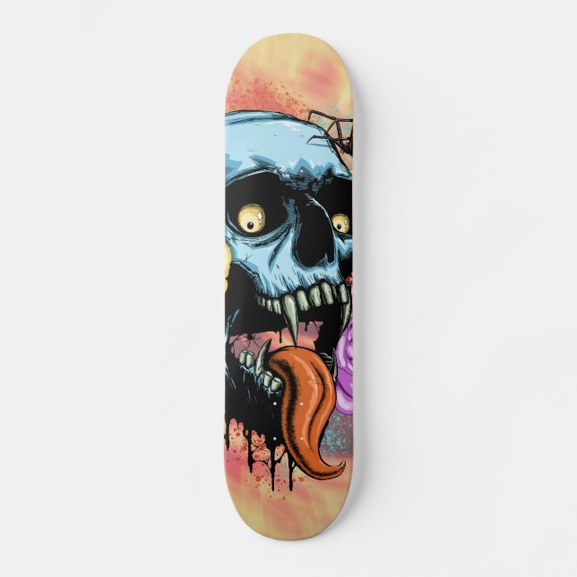 Vampire Skull Skateboard (Front)