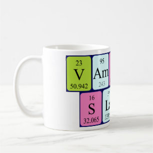 Vampire Slayer periodic table phrase mug