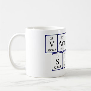 Vampire Slayer periodic table phrase mug