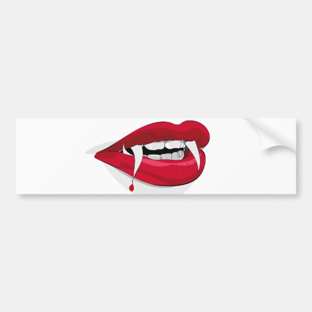 Vampire Smile Thunder_Cove Bumper Sticker (Front)