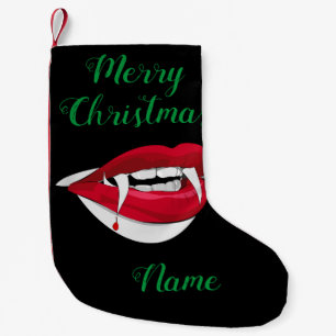 Vampire Smile Thunder_Cove Small Christmas Stocking