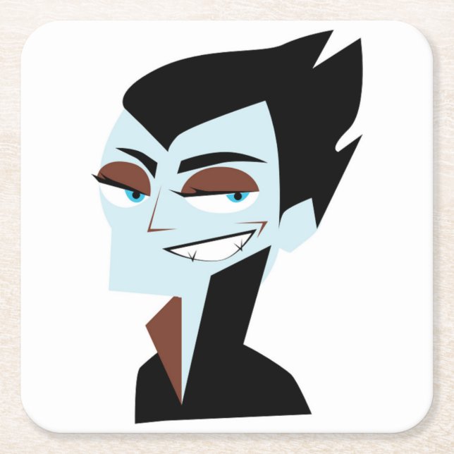 VAMPIRE SQUARE PAPER COASTER (Front)